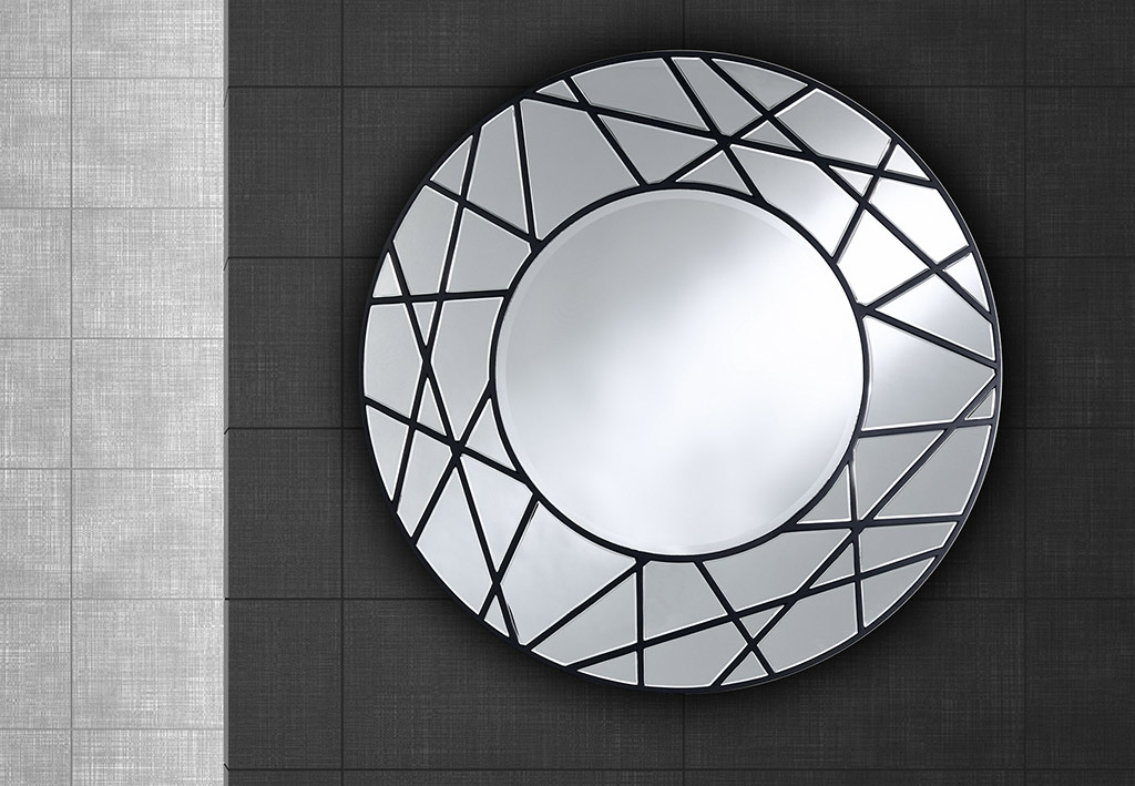 ЗЕРКАЛО GRAPHIC BLACK ОТ DEKNUDT MIRRORS