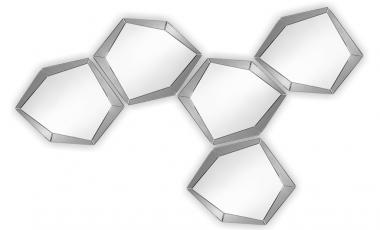 ЗЕРКАЛО POLYGON GREY ОТ DEKNUDT MIRRORS