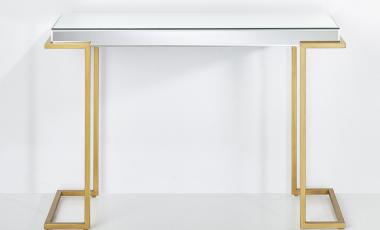 Консольный стол BRACKET BRONZE от DEKNUDT MIRRORS