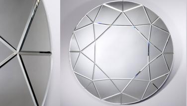 Зеркало DIAMOND ROUND от EKNUDT MIRRORS